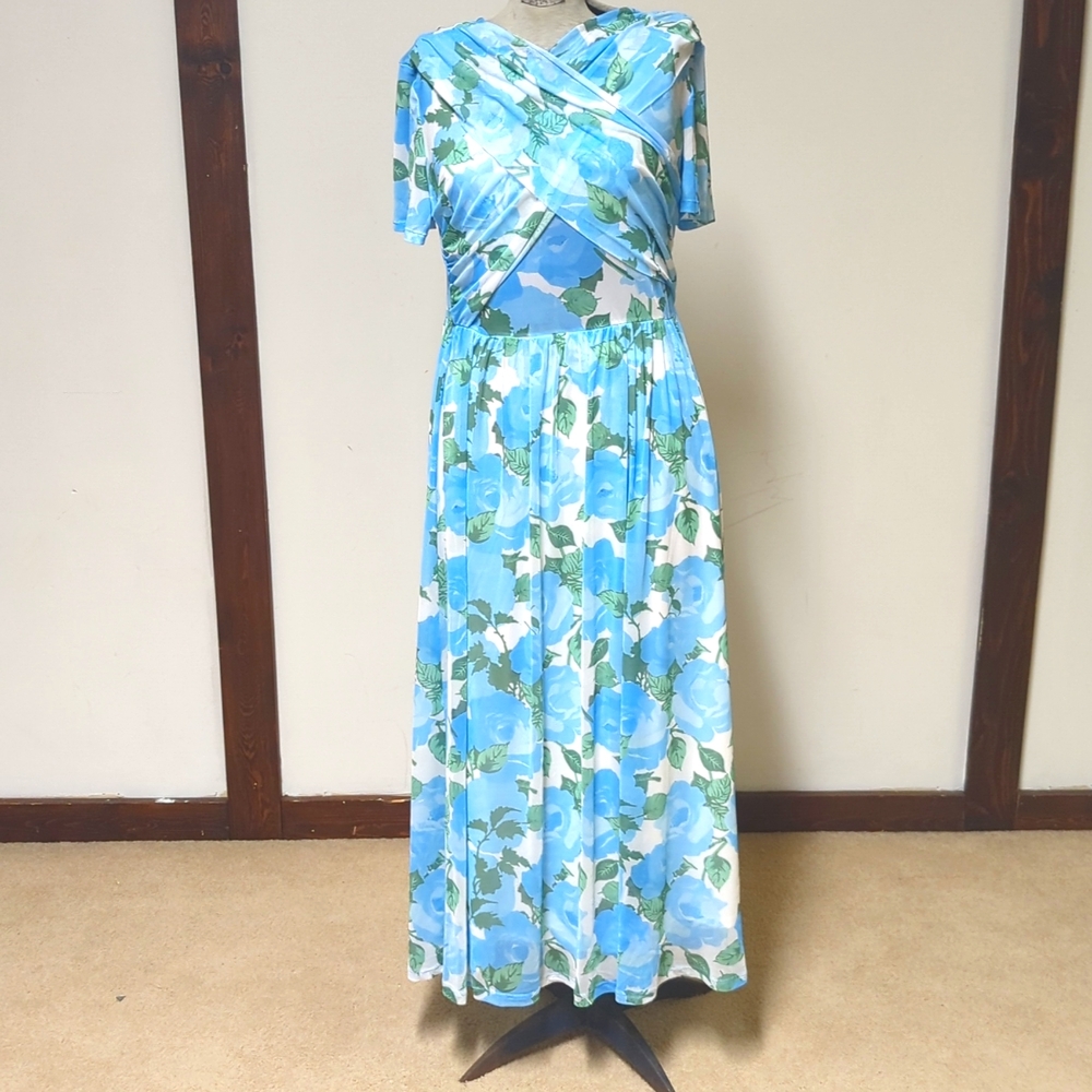 ASOS Blue Floral Dress NWOT